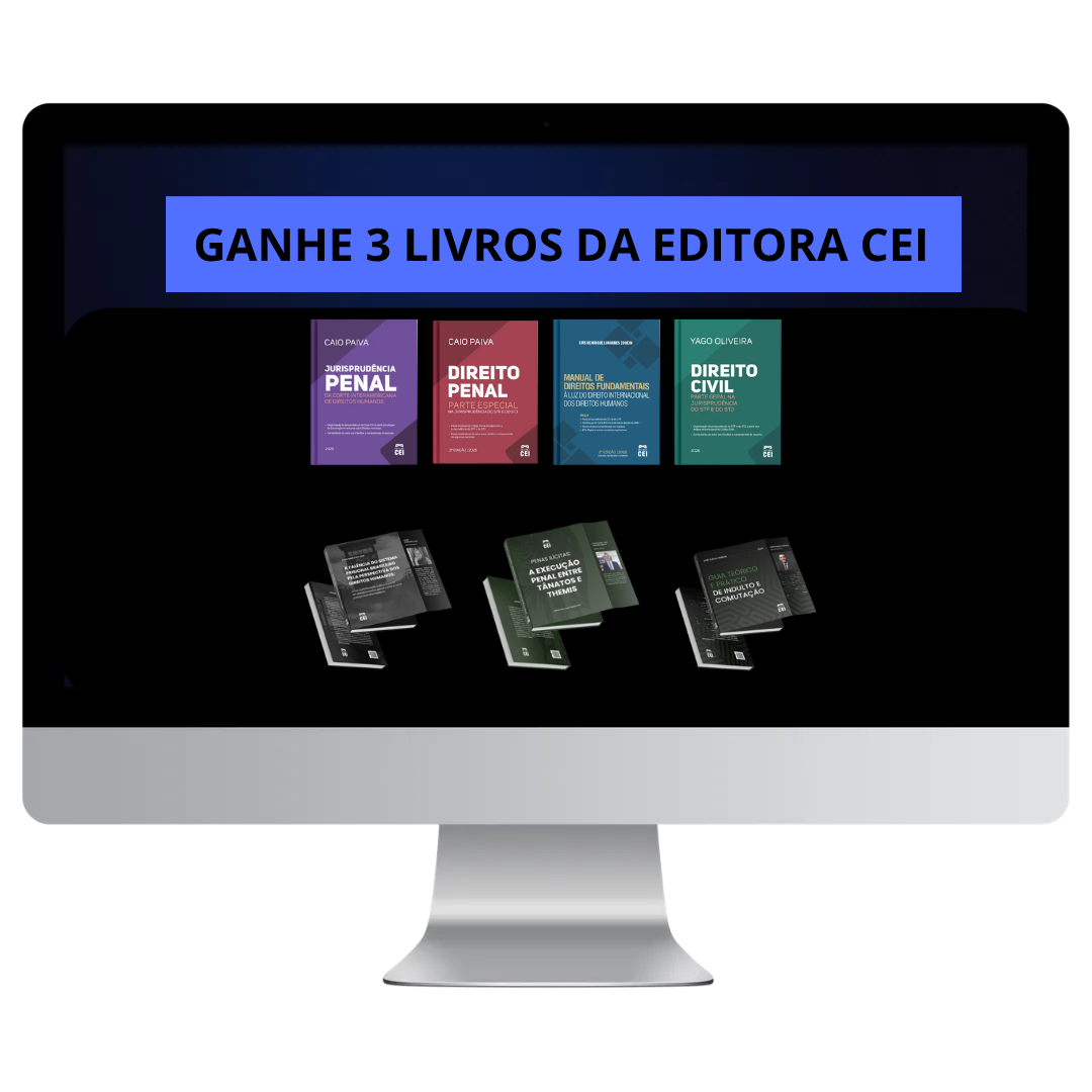 Mockup dos livros da Editora CEI oferecidos como bônus